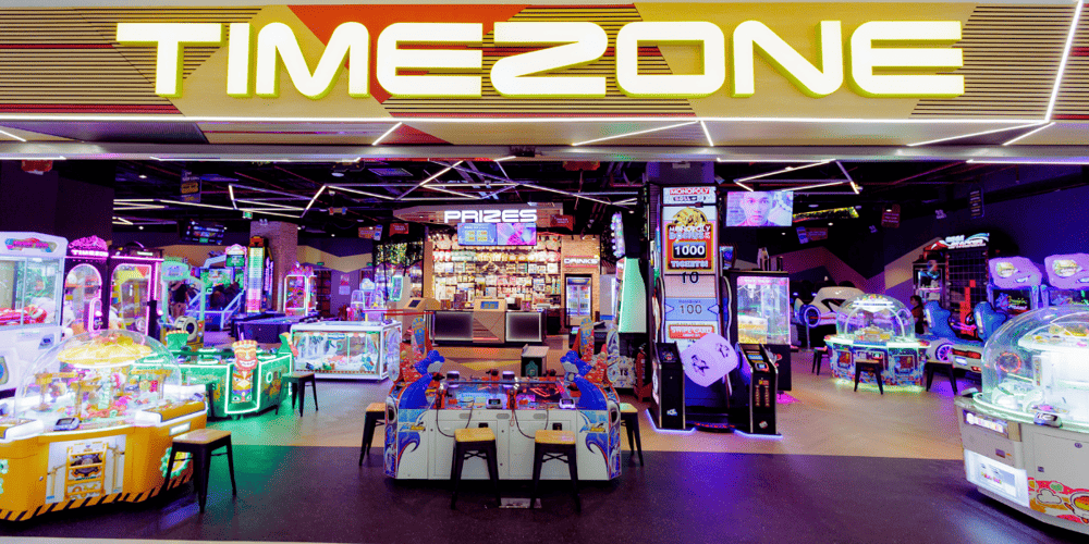 Timezone, situated in IPH Xuan Thuy, is a comprehensive entertainment area for kids (Source: Timezone Games)